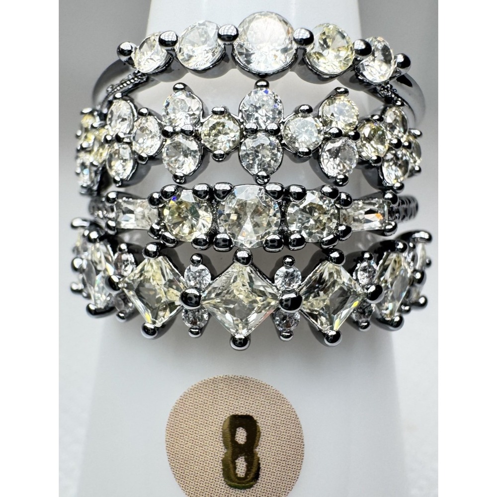 Bomb Party Delicates Ring Size 8 RG83361 Wings Spread Across Endless Dawn CZ